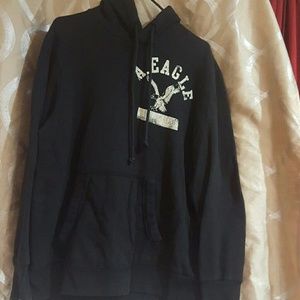 American Eagle black off Hoodie sweater